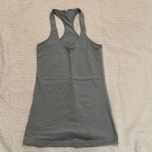 Lululemon Racerback Tank, Gray, Size 6